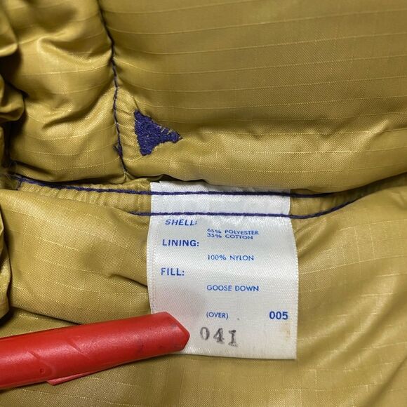 Vintage The North Face Jacket 70s Small Down Puffer Blue USA Expedition Coat 80s - Picture 9 of 14